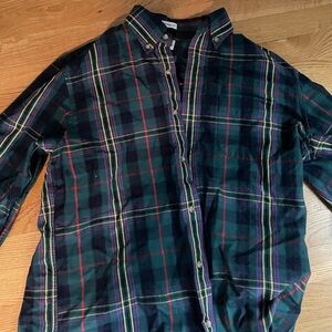 Jcrew relaxed fit flannel medium